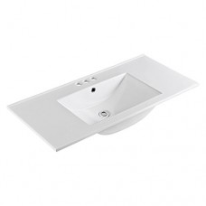 48 in. Single sink Ceramic top - B07121DSJ9